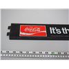 Image 2 : VINTAGE COCA COLA DOOR PUSH (TOTAL LENGTH 25 3/4 IN LONG)
