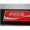 Image 3 : VINTAGE COCA COLA DOOR PUSH (TOTAL LENGTH 25 3/4 IN LONG)
