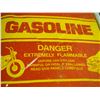 Image 6 : 2 Vintage Cans (Gasoline and MF Trans and Hydraulic Oil)