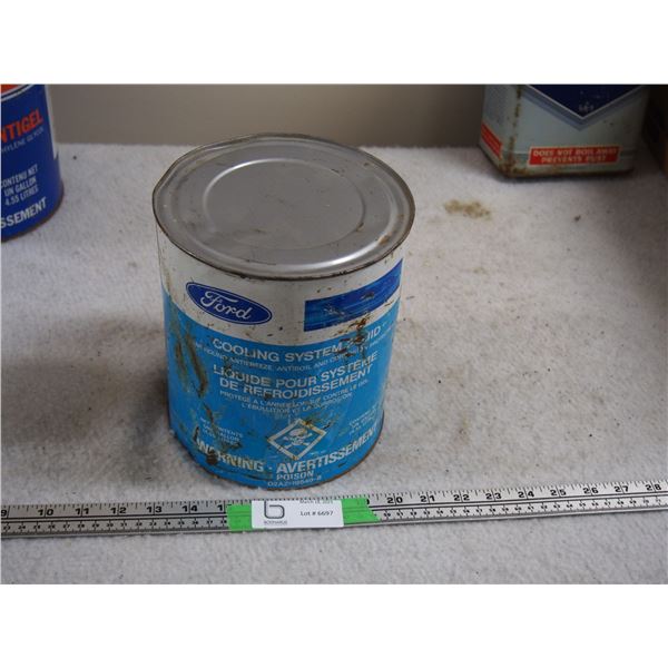 Full 4.55 Liter Ford Antifreeze Tin