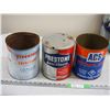 Image 1 : 3 Vintage Antifreeze Tins