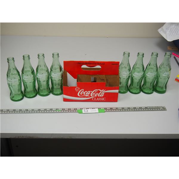 COCA COLA POP BOTTLES 6.5 OZ FROM (SWEDEN, BRAZIL, SOMALIA, BANGLADESH) WITH CARTON