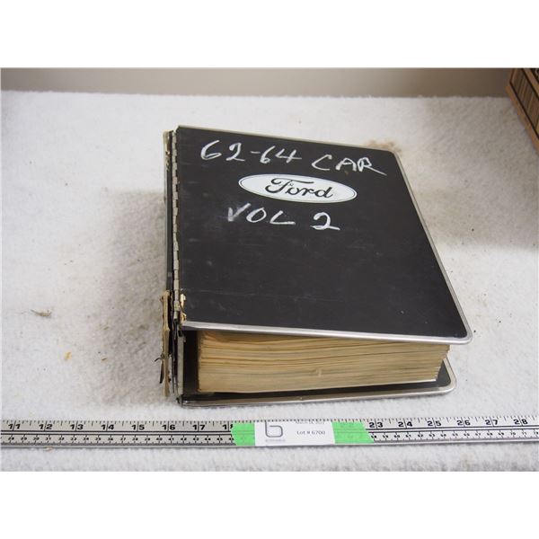 Ford 1962-1964 Passenger Car Parts Catalogue Vol 2