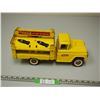Image 1 : VINTAGE BUDDY L COCA COLA METAL TRUCK (14 3/4 IN LONG) (MISSING TWO MAGNETS FOR BOTTLES)