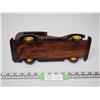 Image 4 : WOODEN TOY CAR (11 1/4 IN LONG)