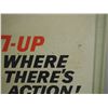 Image 3 : Vintage 7UP Cardboard Advertising Sign (C) 1965 (Store Window Display) 36.75 by 23.5"