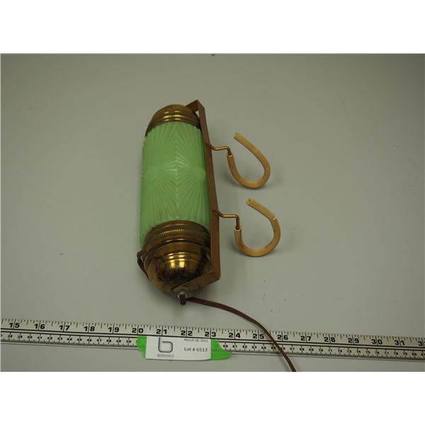 VINTAGE BEDROOM LIGHT (WORKING) (12 IN LONG)
