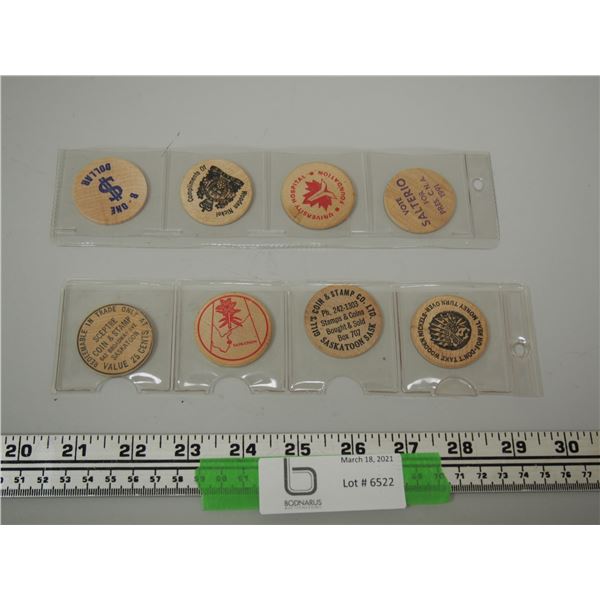 WOODEN COINS (TOKENS)