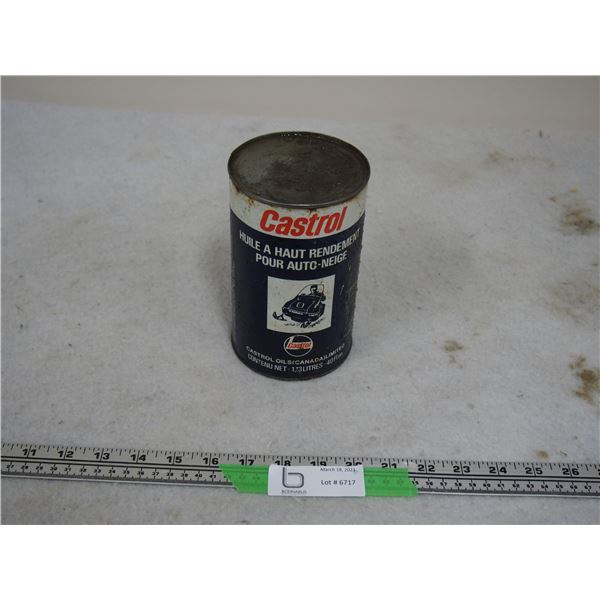 Castrol High Performance Snowmobile Oil Tin 1L EMPTY