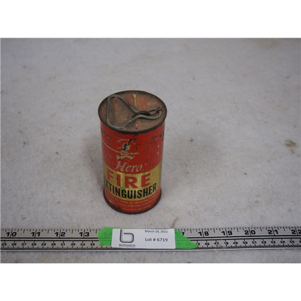 Hero Fire Extinguisher Can