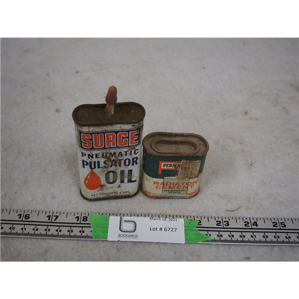 Surge Pneumatic Pulsator Oil Metal Tin Plus Pegmatitic Radiator Cement Cardboard Container