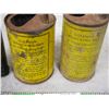 Image 3 : Bunning Gun Oil Metal Tin and 2 Coleman Measuring Cans