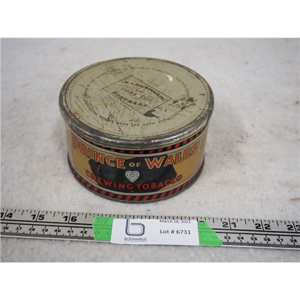 Prince of Wales Chewing Tobacco Tin