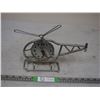 Image 1 : Battery Powered Helicopter Design Time Square Quartz Clock (WORKING)