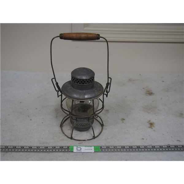 CP Rail Lantern with CPR Etched on Glass Globe