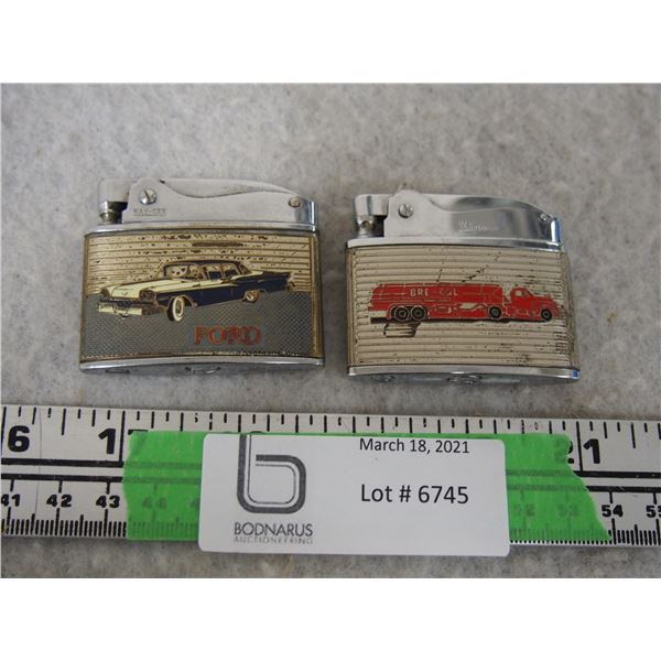 2X THE MONEY - Bre Cal Transport and Al Barnes Swenson Ford Vintage Lighter