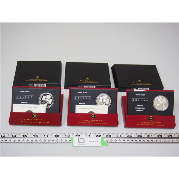 ROYAL CANADIAN MINT PROOF SILVER DOLLAR 1965-2005