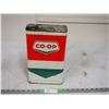 Image 1 : Co-Op 1 Gal Oil Tin EMPTY