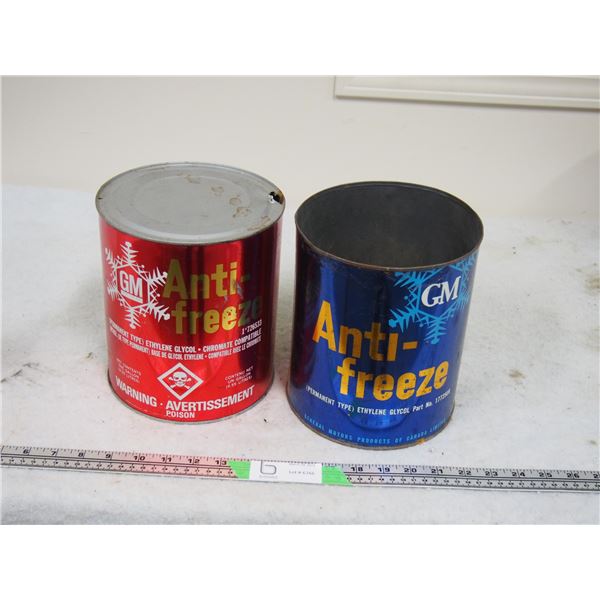 2X THE MONEY - GM Antifreeze Tins