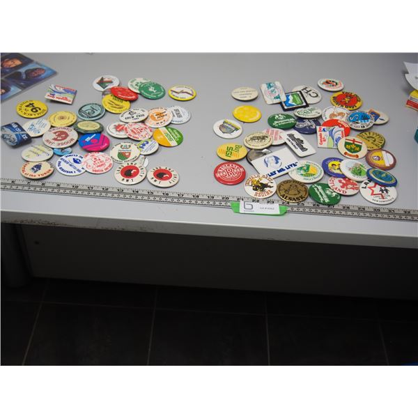 2X THE MONEY/ PIN BACKS