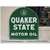 Image 1 : Quaker State Motor Oil (Double Side Metal Sign) 26.25 by 29" L