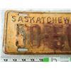 Image 2 : 1950 Sask License Plate