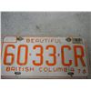 Image 2 : Pair of 1976 BC License Plates