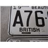 Image 2 : Pair of 1973 BC License Plates