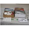 Image 1 : 2X THE MONEY - 1951 Chev Bel Air, 1953 Corvette Unassembled Plastic Model Kits with Instructions