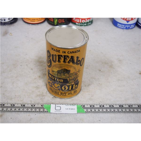 Buffalo Motor Oil 1 Quart Re-Wrapped Can