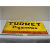 Image 1 : Turret Cigarettes Enamel Sign 18 by 30"