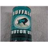 Image 3 : Buffalo Oil Rewrapped 1 Quart Can Empty (True Color of Can DID NOT Picture Well)