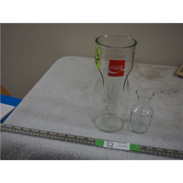 Coke Crate 1.5L Glass Plus Coca Cola Small Glass
