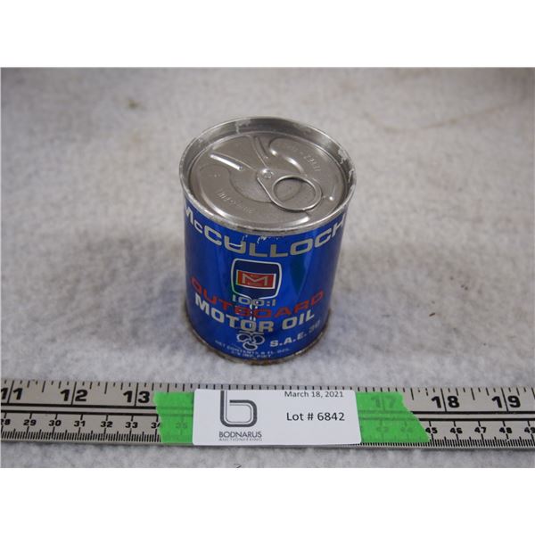 McCulloch 100:1 Outboard Motor Oil SAE 30 Full 8oz Can