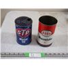 Image 1 : 2X THE MONEY - STP and Esso Oil 1 Quart Cans Empty