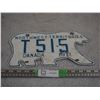 Image 1 : 1971 NWT License Plate