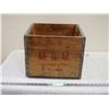Image 1 : Vintage Wooden Crate Property of M.S.M Deposit 10/68