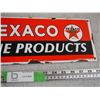 Image 3 : Texaco Marine Products Enamel Sign 5.5 by 17"