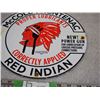 Image 3 : Red Indian McColl Finntome Enamel Sign 11.75" Diameter