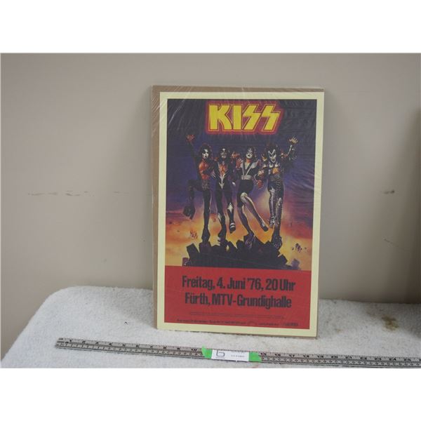 Kiss 1976 Concert Poster