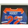 Image 2 : Framed Huddy #22 Autographed Hockey Jersey with Beckett Certification Card 31 by 41"