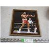 Image 1 : Framed Autographed Picture in Frame 4.5 by 11.5