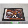 Image 1 : Framed Autographed with Certification Baseball Picture in Frame 9.5 by 12