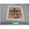 Image 1 : Framed Autograph Dodgers Picture in Frame 10.5 by 12.5"