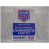 Image 2 : Limited Edition Silver Anniversary Commemorative Card Set Super Bowl XXV 160 Super Bowl Card Sealed
