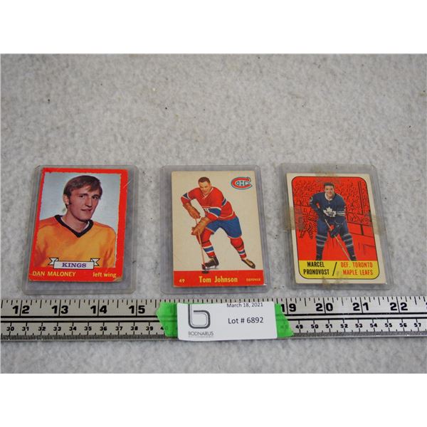 3X THE MONEY - 50/60/70s Hockey Cards