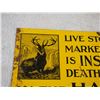 Image 2 : Vintage Hartford Fire Insurance Sign 11 by 19.5"