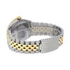 Image 8 : Rolex 2 Tone Red Vignette Pyramid Diamond Oyster Perpertual Datejust 36MM