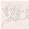 Image 2 : Guillaume Azoulay - "BY Sketch" Framed Original Drawing, Hand Signed with Certif