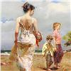 Image 2 : Pino (1939-2010) "Mediterranean Breeze" Limited Edition Giclee. Numbered and Han
